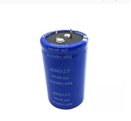 500F 2.7 V Super Capacitor Screw Type Very High Charge And Discharge Rates