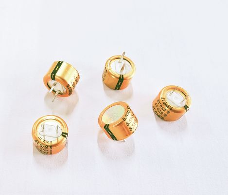72hrs Leakage current 25C 6 μA ESR≤1500 MΩ AC 1kHz 25C ≤240 MΩ High Capacity Capacitor