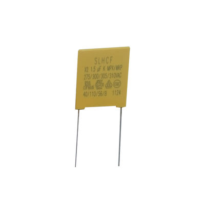X2 Safety Capacitor 1.5UF/275VAC P22.5MM and ±20% Capacitance Tolerance Guaranteed for Performance