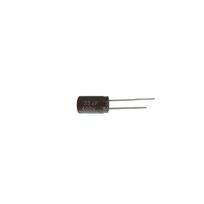 33UF400V Aluminum Electrolytic Capacitor For Signal Processing To Block DC Components And Transmit AC Signals
