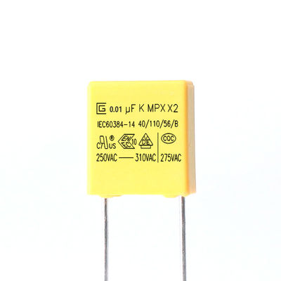 Metalized Polypropylene Film Capacitor , Medium Power Square MKP X2 Capacitor