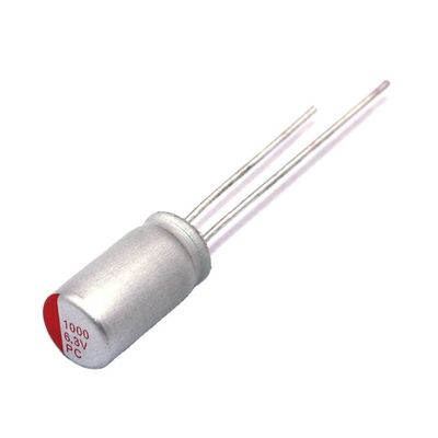 Through Hole Polymer Aluminum Solid Capacitors 1000uf 6.3 v 330UF 16V