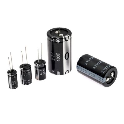 1F~400F 2.7V High Temperature Supercapacitor Ultracapacitor Cylindrical