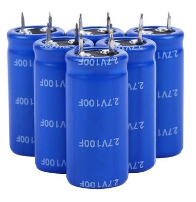 Long Cycle Life 100f 2.7 V Supercapacitor Good Ultra Low Temperature Characteristics