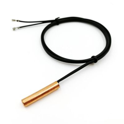 Air Conditioner NTC Probe Sensor , 10k Ohm Thermistor with Waterproof Copper Tube