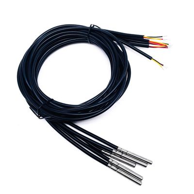 1k 5k NTC Thermistor , 10k Thermistor Temperature Sensor Waterproof Stainless Steel Sheath