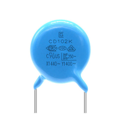 102M 400V P10MM Y5V Rustproof Ceramic Y1 Safety Capacitor Flame Retardant Practical