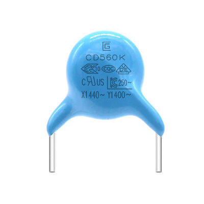 Custom Y1 Safety Capacitor 560K 400VAC  High Withstand Voltage