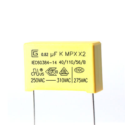 Good Stability 824k 0.82 UF 275V Capacitor Excellent Moisture Resistance