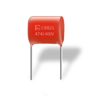 CBB21 474J 400V Metallized Polypropylene Film Capacitor With Good Insulation Resistance