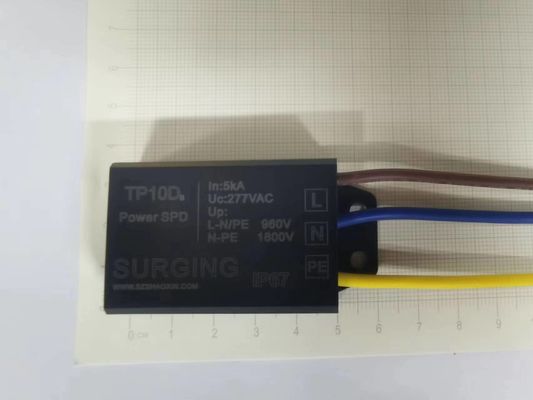 Lightning Protection Recognized Gas Discharge Lighting Tube 2KA Impulse Current Axial Termination Coaxial Shape