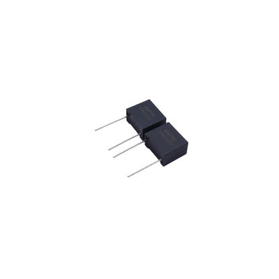 Gray Metallized Polypropylene Film Capacitor MMKP82 0.0022uF~10uF Radial Through Hole Mounting