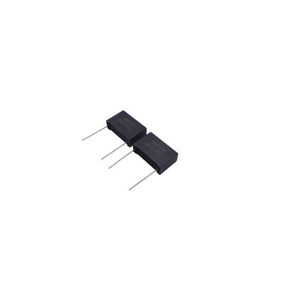 Gray Metallized Polypropylene Film Capacitor MMKP82 0.0022uF~10uF Radial Through Hole Mounting