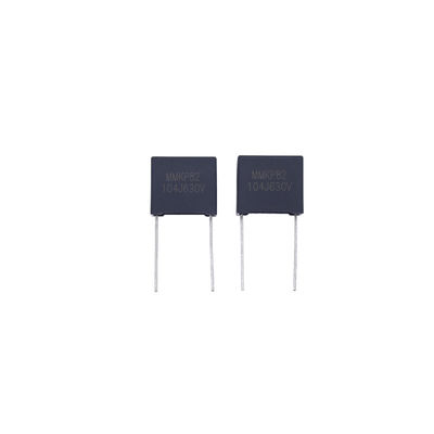 Gray Metallized Polypropylene Film Capacitor 100% Test0.00022uF~3.9uF Through Hole Installment