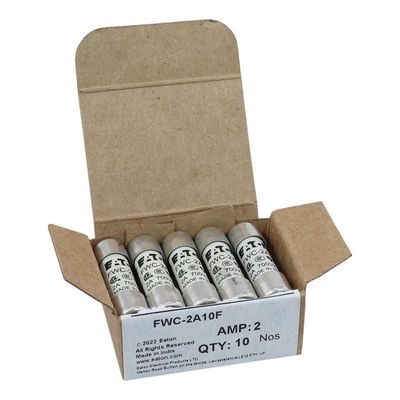 Excellent Cycling Capability And Performance Cramic Fuse Eaton Bussmann 10 X 38 Mm Ferrule Fuse FWC-2A10F