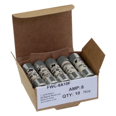 Excellent Cycling Capability And  Performance Cramic Fuse Eaton Bussmann 10 X 38 Mm Ferrule Fuse FWC-8A10F