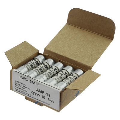 Excellent Cycling Capability And Performance Cramic Fuse Eaton Bussmann 10 X 38 Mm Ferrule Fuse FWC-12A10F