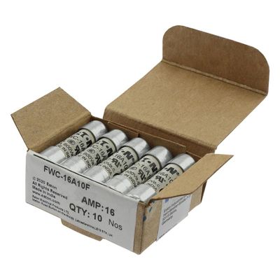 Excellent Cycling Capability And Performance Cramic Fuse Eaton Bussmann 10 X 38 Mm Ferrule Fuse FWC-16A10F