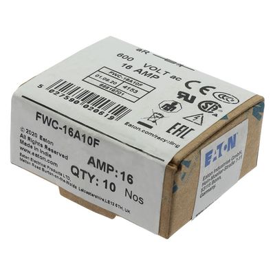 Excellent Cycling Capability And Performance Cramic Fuse Eaton Bussmann 10 X 38 Mm Ferrule Fuse FWC-16A10F