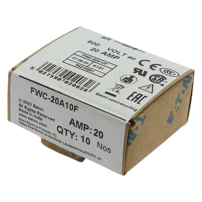 Excellent Cycling Capability And Performance Cramic Fuse Eaton Bussmann 10 X 38 Mm Ferrule Fuse FWC-20A10F