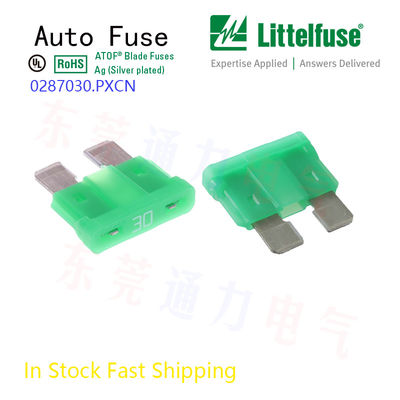 Automotive Littelfuse 7.5A Auto Blade Fuse Brown 32V Dc  Mfr Part No 0287007.5.PXCN
