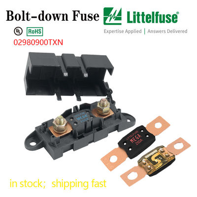 Littelfuse 0298200 Bolt Down Auto Fuse 200A Time Delay 32V 298 Series, MEGA