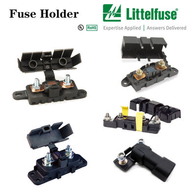 Bolt Down Series Fuse Holder High Current Circuit Protection 02980900S M6 Slots X 15MM Long