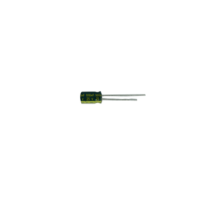 100UF 25V Aluminum Electrolytic Capacitor for High Frequency Applications