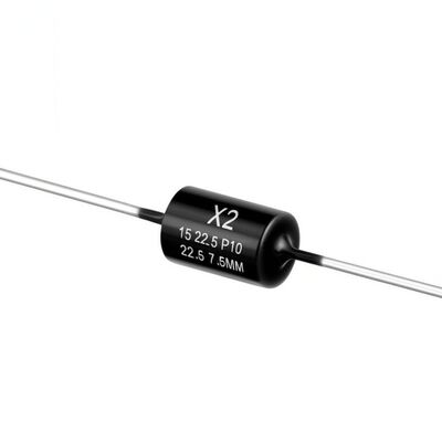 15mm Lead Wire Length X2 Safety Capacitor P10 15 22.5 7.5MM Featuring Tinned Copper Lead Wire Material for Surge Protection