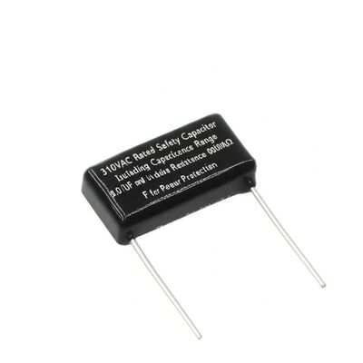 310VAC Rated Voltage X2 Safety Capacitor Including Capacitance Range 0.001uF to 4.7uF and Insulation Resistance 000MΩ for Power Protection